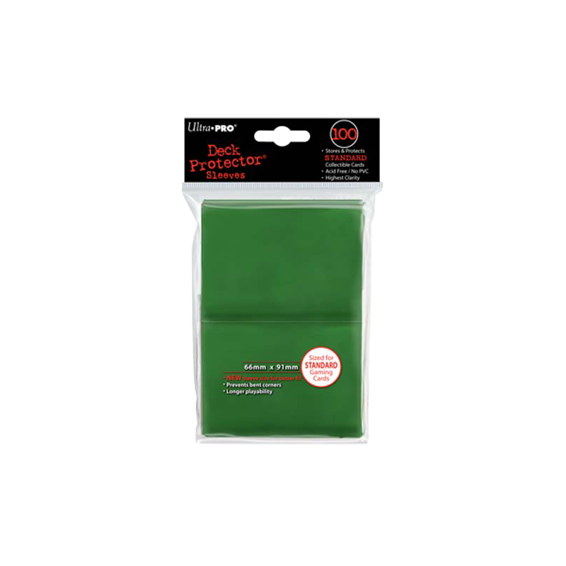 100 POCHETTES ULTRA PRO – VERT