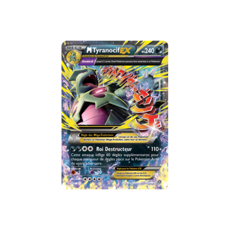 Carte pokémon XY7 Origine Antique – M Tyranocif 43/98